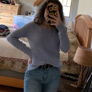 Super pretty lavender knit sweater